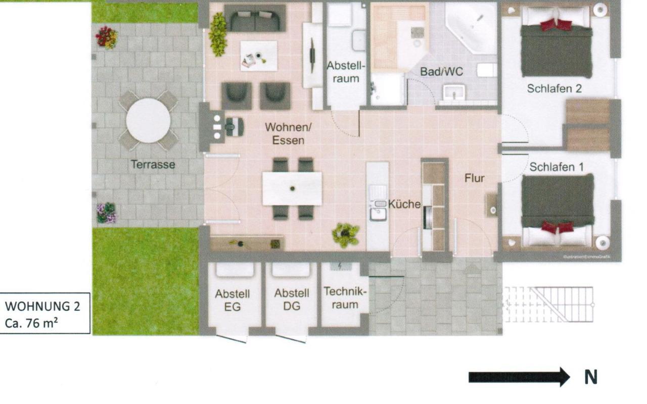 5*Ferienwohnung Seeblick 2 Wendisch Rietz Eksteriør bilde
